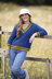 Ladies Sweater and Tank knitted in King Cole Fashion Aran - P6097 - Leaflet