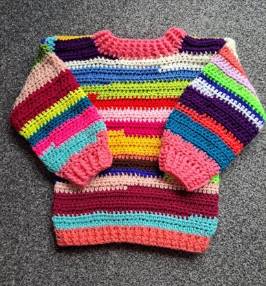 Kids Happy Scrappy Jumper Pattern