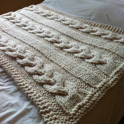 Cable Knit Blanket