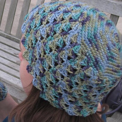 Petali Hat and Fingerless Gloves