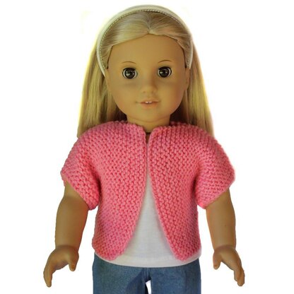 Beginner Knit Sweater for 18 inch Dolls