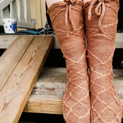 Gladiatrix Socks - knitting pattern