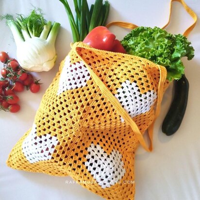 Granny Heart Market Bag