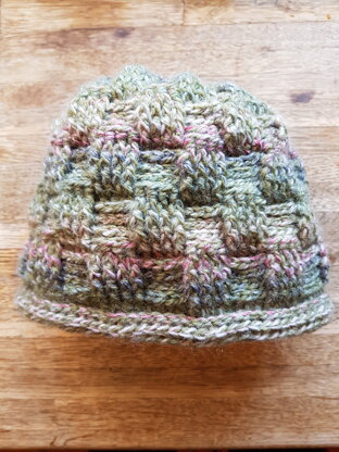 Basket weave hat