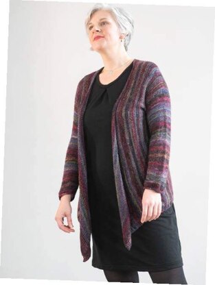 Annandale Cardigan in Berroco Millefiori Light Luxe - Downloadable PDF