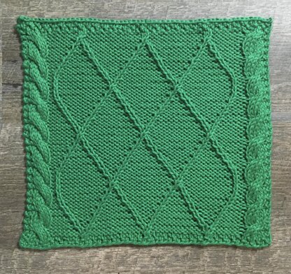Cabled Square “Lone Traveler”