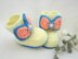 Pattern Knit Booties Merida