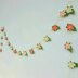 Spring easter flower garland