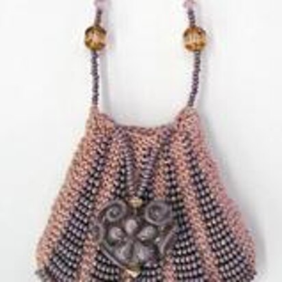 "Simply Lovely" Beaded Knit Amulet Purse