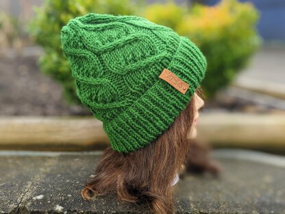 Helix Cables Knit Hat