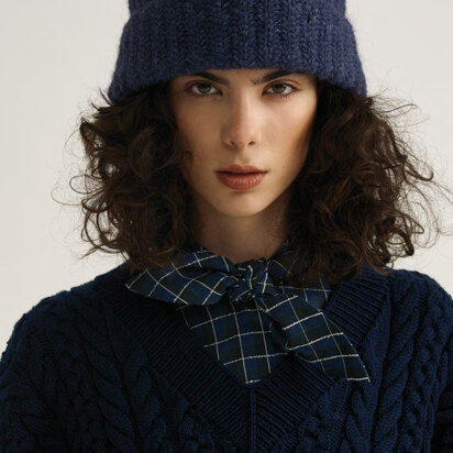 Sweater and Hat in Rico Essentials Merino DK & Luxury Alpaca Superfine Aran - 826 - Downloadable PDF