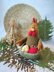 Toy knitting patterns, rustic chicken toy pattern, Easter amigurumi, knitted chicken with egg basket