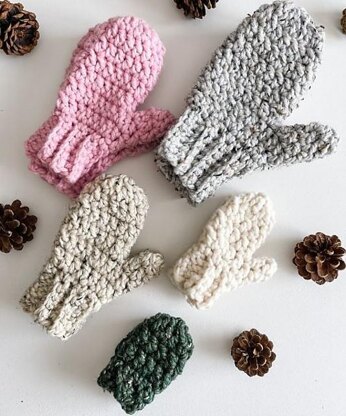 Beginner Bulky Mittens