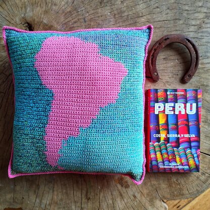 South America Montessori Pillow