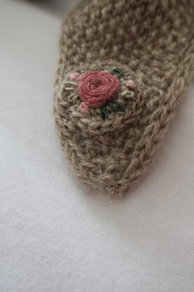 Happy Teddy Scarf + crochet applique