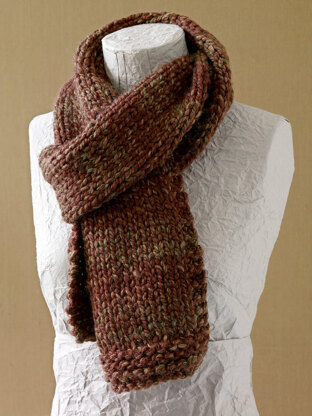 Basic Scarf in Lion Brand Wool-Ease Thick & Quick - L0411B