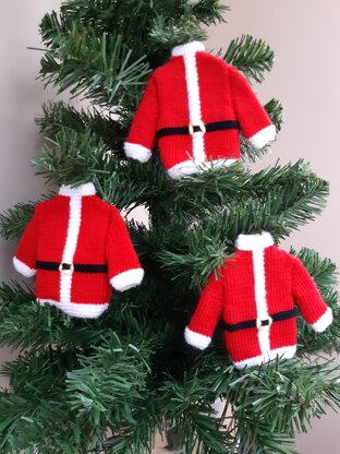 Father Christmas Jacket Tree Decoration