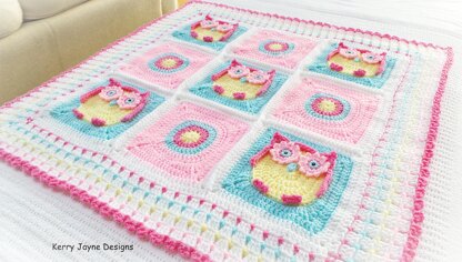 Kerrys Owl Blanket