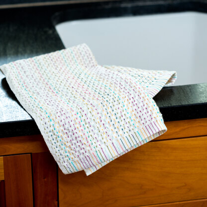 Plant Dyed Organic Cotton dish Towel - Sold in 1 or 2 pieces Set