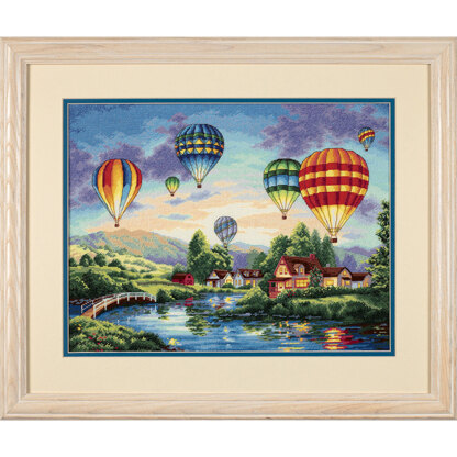 Dimensions Balloon Glow Cross Stitch Kit - 41cm x 30cm