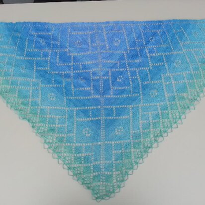 Patchwork shawl