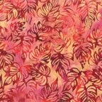 "Coral Bliss" von Anthology Fabrics - Packed Leaves - 3214Q-X