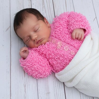 220-Loopy Baby Jackets Crochet Pattern #220