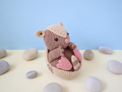 Arlo the Armadillo Amigurumi