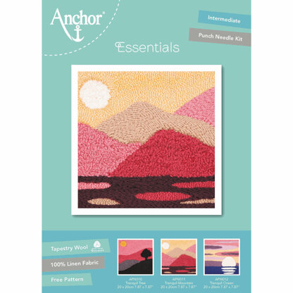 Anchor Tranquil Mountain Punch Needle Kit