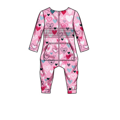 Simplicity Toddlers' Knit Jumpsuit S9486 - Sewing Pattern