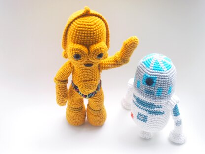 Star Wars C3PO AND R2D2 Crochet Pattern/Amigurumi