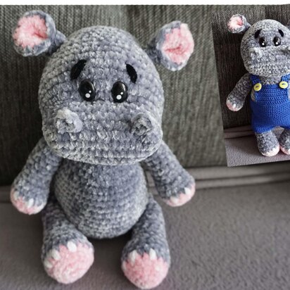 Crochet Pattern for the Hippo Taddle!