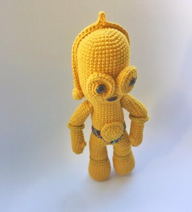 C3PO Star Wars -  amigurumi pattern