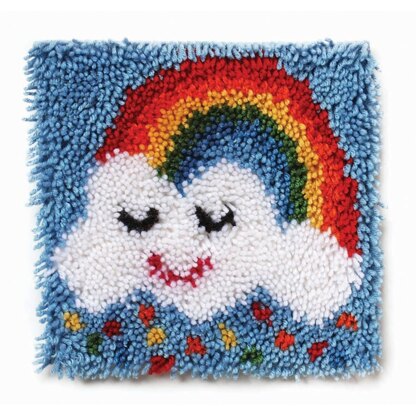 Wonderart Rainbow Sprinkles Latch Hook Kit
