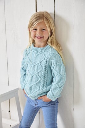 King Cole Pattern in Simply Denim DK - Children P6154 - Leaflet