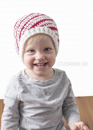 Peppermint Candy Cane Hat