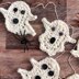 Halloween Spooky Boo Ghost Garland –Crochet Pattern