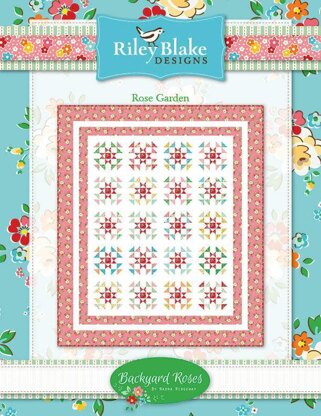 Riley Blake Rose Garden - Backyard Roses - Downloadable PDF