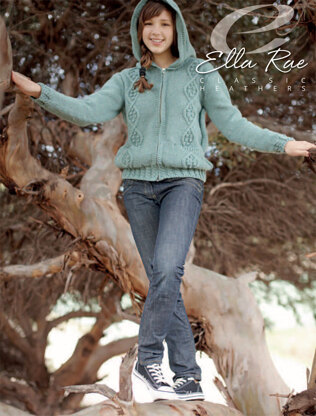 Roxy Cardigan in Ella Rae Classic Heathers - E18-04