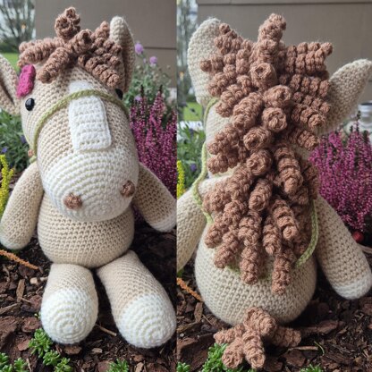 Fantasy Forest and Domestic Animals Deer Dragon Horse Llama Unicorn Crochet Amigurumi Dolls Plushie