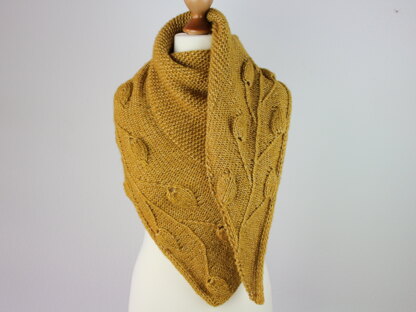 Golden Leaves Shawl