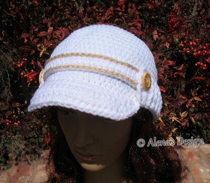 Visor Beanie with Ribbed Brim