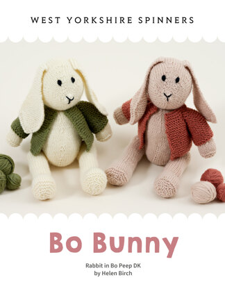 West Yorkshire Spinners Bo Peep DK - Bo Bunny Knitted Rabbits