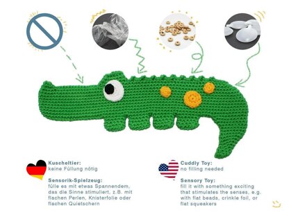 Crocodile - to cuddle and explore