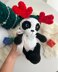 Christmas baby panda