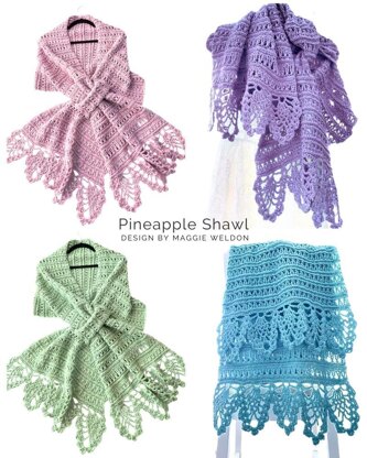 Pineapple Wrap Crochet Pattern