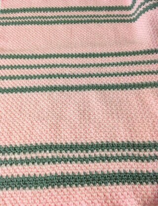 Modern Heirloom Baby Afghan