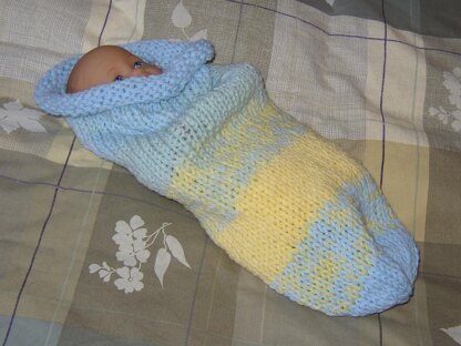 Baby Cuddle Sack Hand Knit