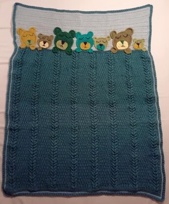 Teddy bear blanket for my nephew