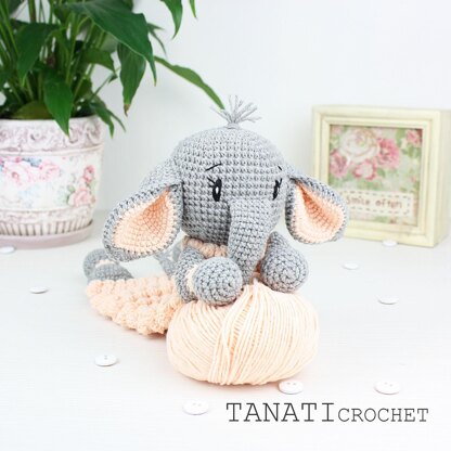 Сomforter & Rattle ELEPHANT | Security Blanket
